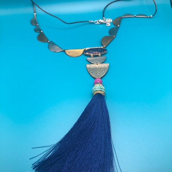 Nakamol beaded tassel necklace - Picture 3 of 6